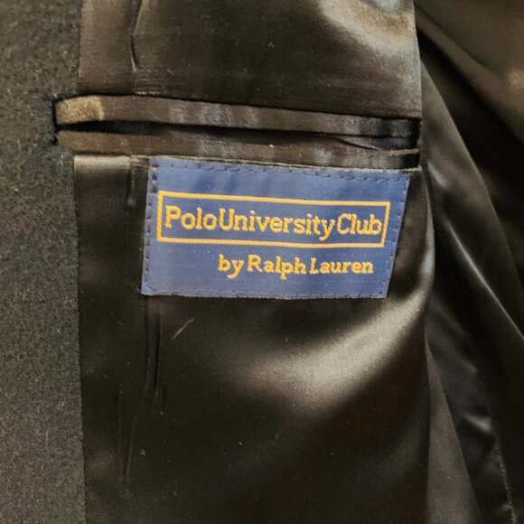 Vintage Polo University Club Ralph Lauren Men's Over Coat Top Coat Size 40 R - Picture 5 of 15